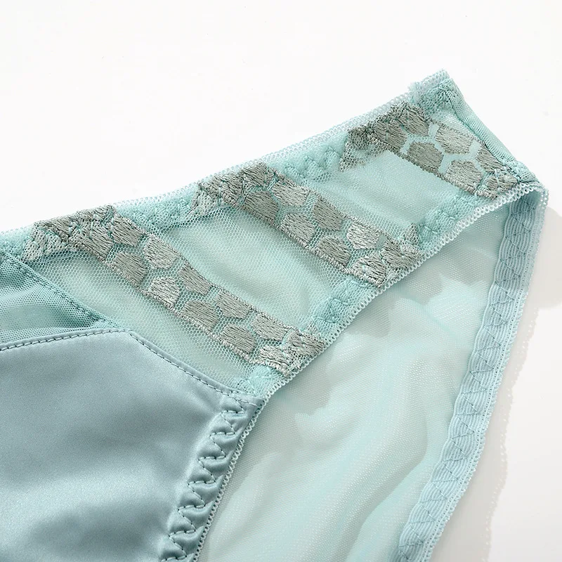 Комплект женского нижнего белья из ультратонкого прозрачного сетчатого