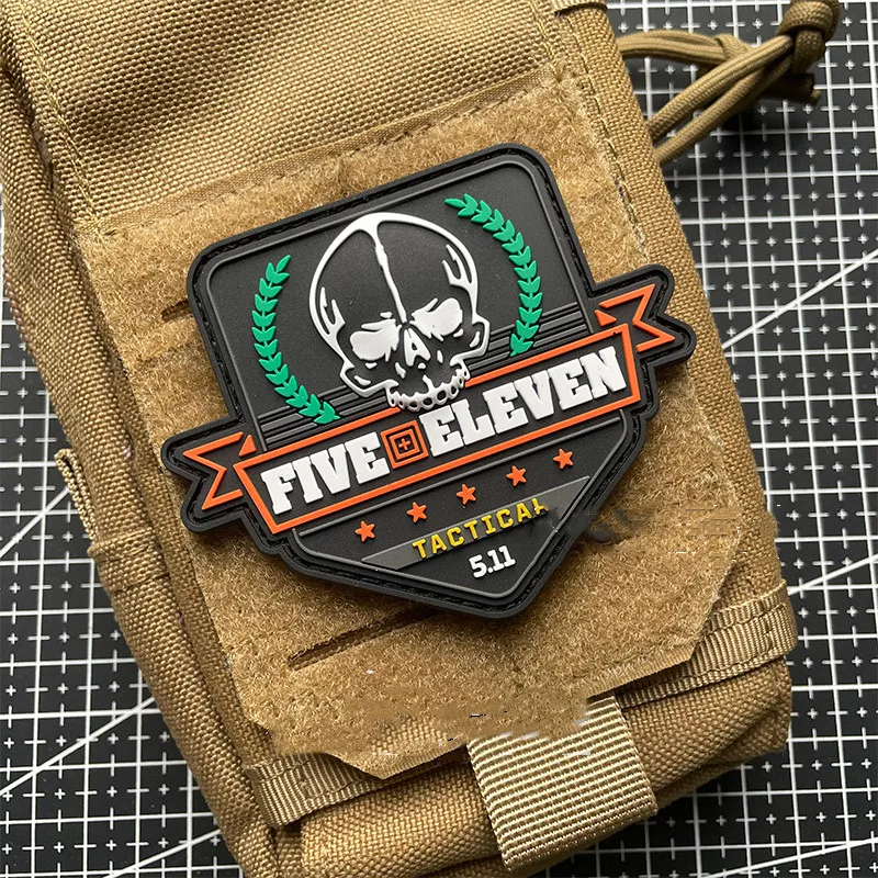 3D ПВХ 5 11 тактическая тренировочная нашивка на липучке рюкзак для одежды | Дом и