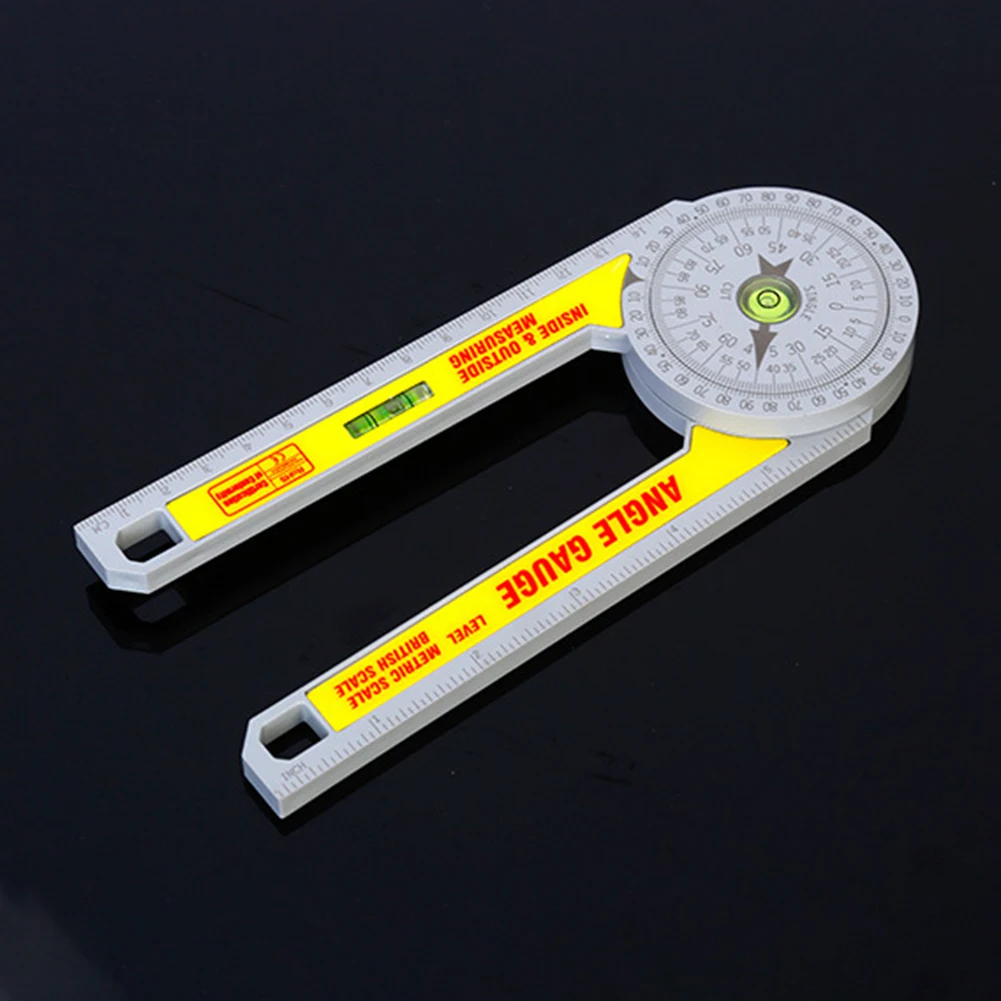 360 Degree Miter Saw Protractor Digital Ruler Inclinometer Angle ABS Level Meter Measuring Tool | Канцтовары для офиса и дома