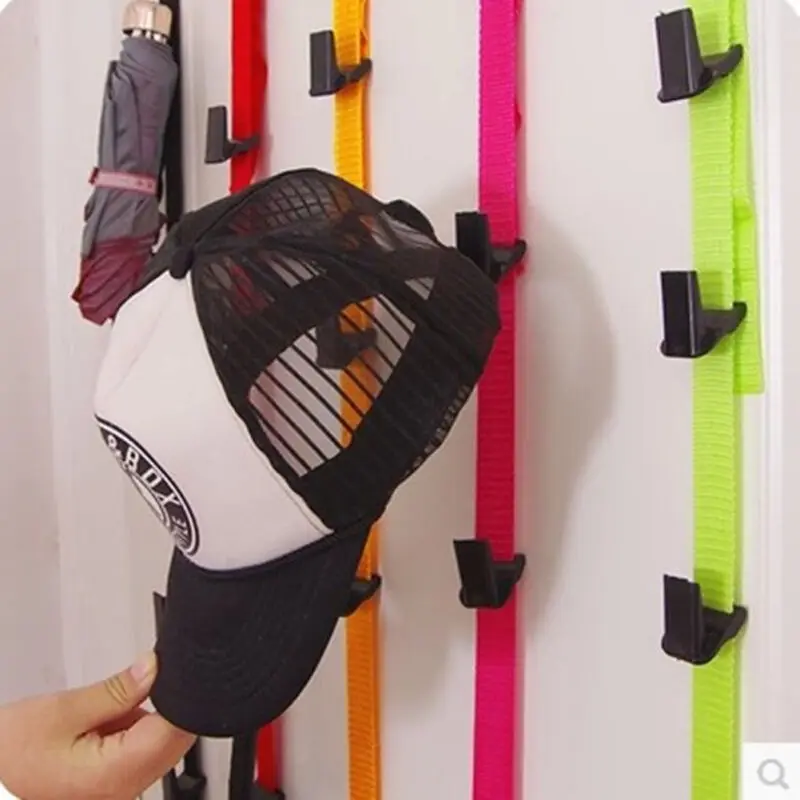 

Multifunctional Design Baseball Cap Rack Hat Holder Rack Organizer Storage Door Closet Hanger one piece