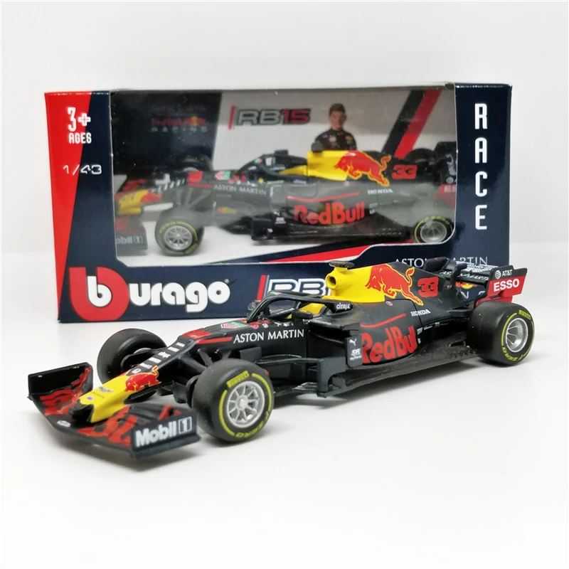 BBurago F1 масштаб 1:43 RedBull AMG W05 W07 W10 SF71H SF70H SF16 RB13 RB14 RB15 2019 SF90 литые гоночные модели