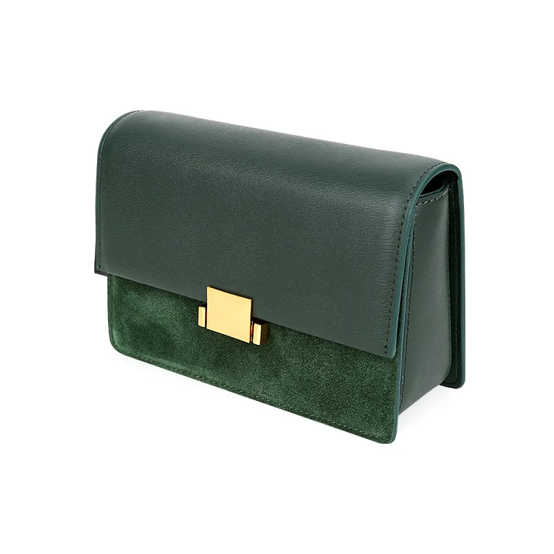

Women Bag 2020 Genuine Leather Splicing Personality Fashion Designer Luxury New Handbags Crossbody Messenger Shoulder Bags