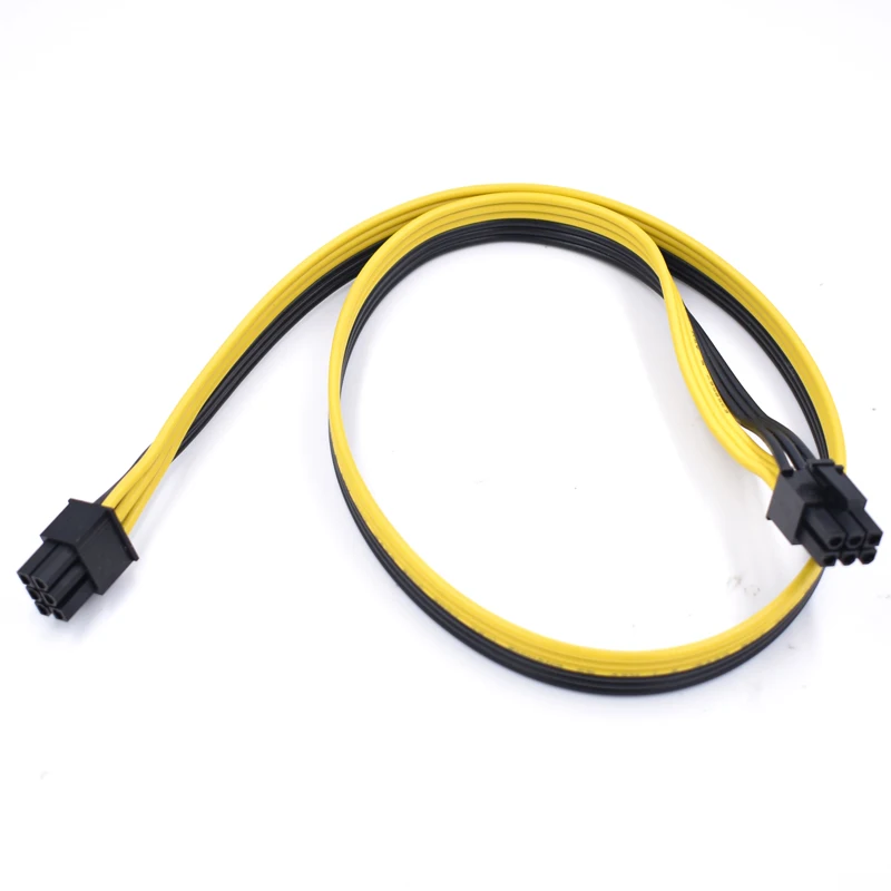 60 см 16AWG панель питания сервера PCI E 6pin к удлинитель кабель адаптера для