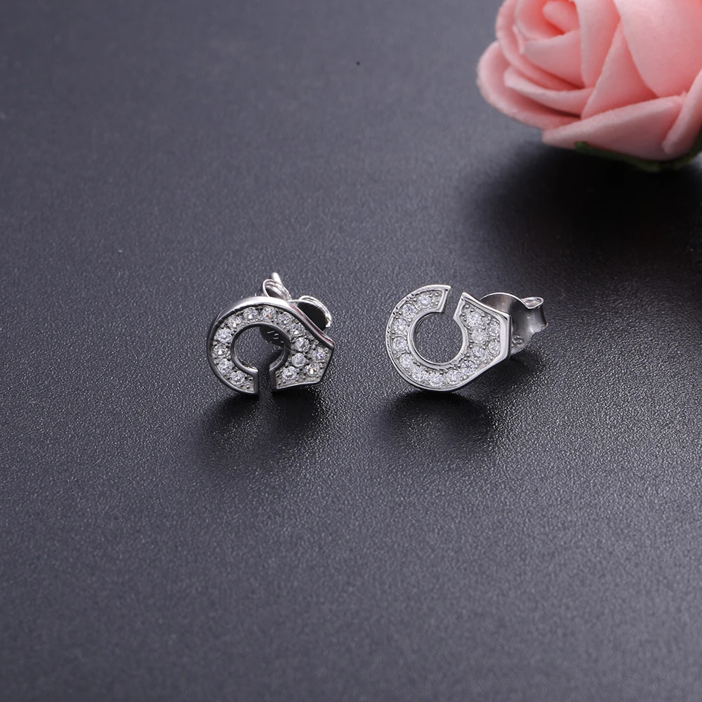 Женские серьги наручники из серебра 2020 пробы|earrings for women|earrings forhandcuff earrings |