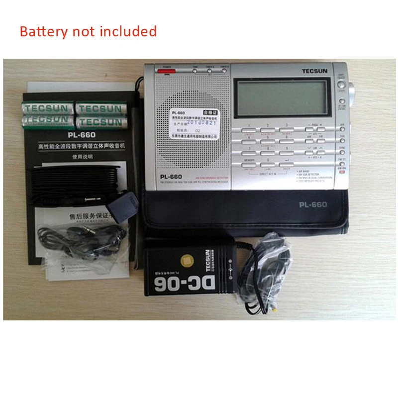 TECSUN PL-660 PLL SSB УКВ воздуха группа радиоприемник FM/MW/SW/LW многополосные двойной I3-001 |
