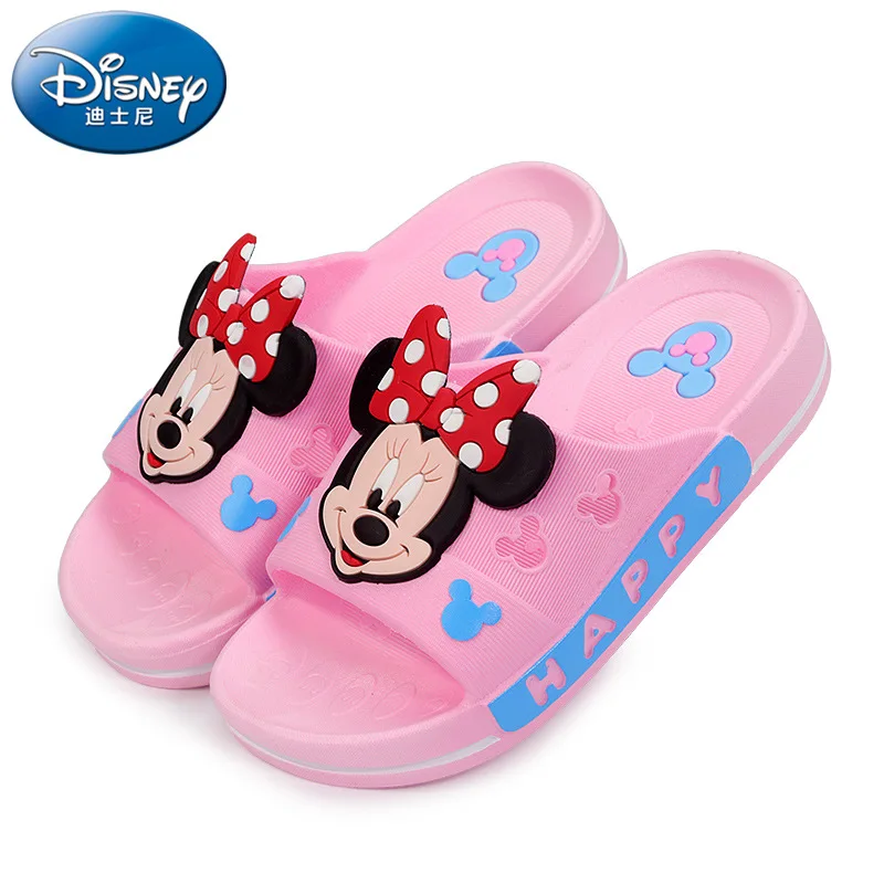 2020 Disney Mickey Mouse Slippers for Kids Baby Toddler Soft Indoor Bathroom Flip Flops Summer Boy Girl Beach Shoes |