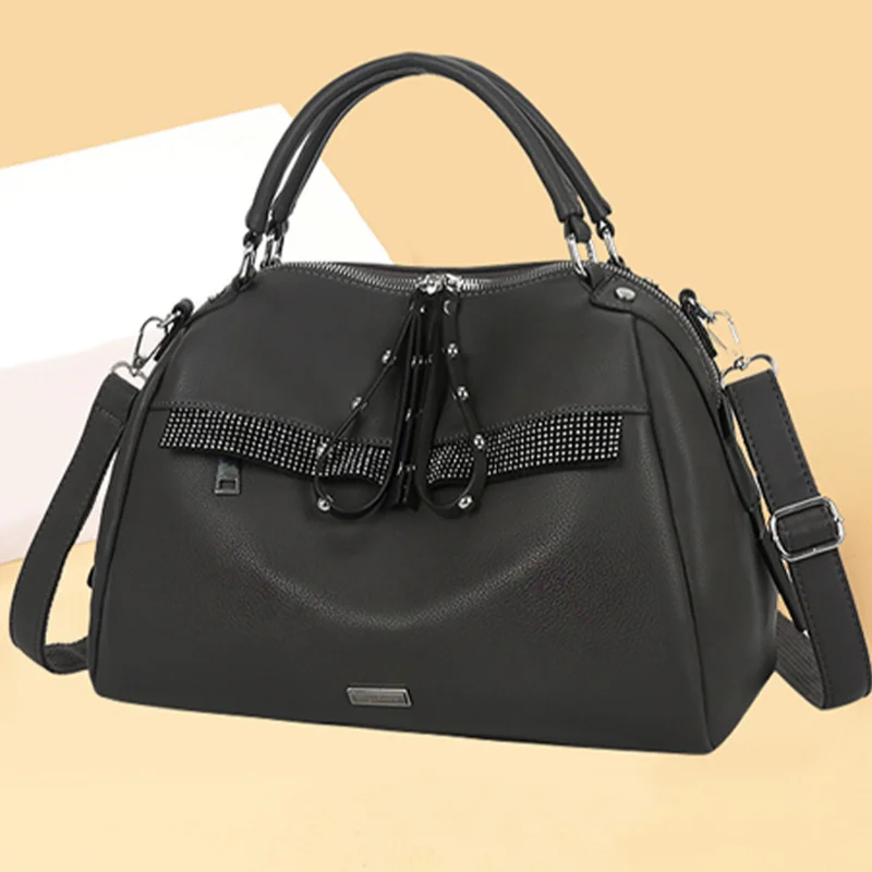 

2021 new fashion retro ladies handbags diamond handbags luxury designer leather ladies messenger bags casual small handbags