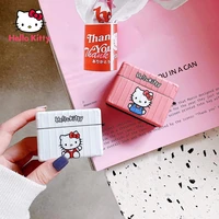 hello kitty bluetooth compatible earphone case is suitable for apple airpods 12 generation airpods pro