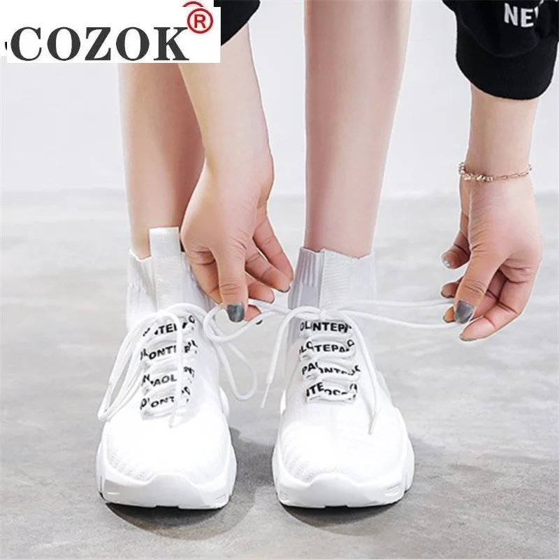

Spring 2021 New Women Vulcanized Shoes Fashion Platform Comfortable Set Foot Sneakers Breathable Lightweight Women Casual Shoes