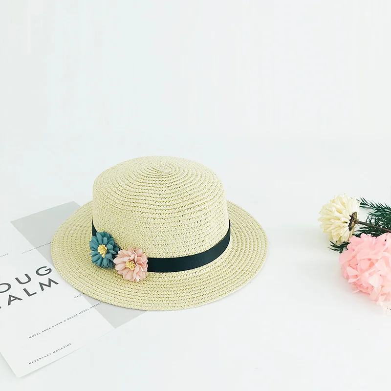 2019 простая летняя детская пляжная шляпа Повседневная Панама брендовая плоская