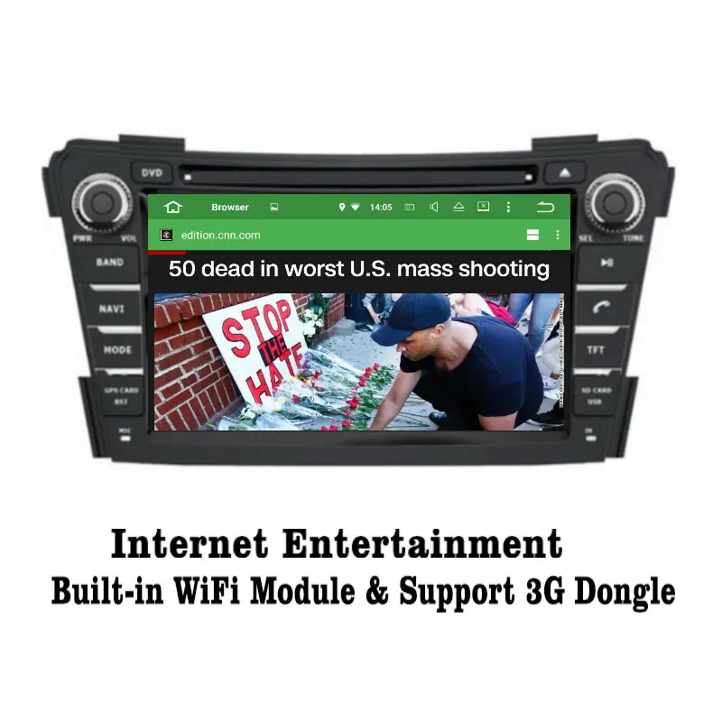 Android 7 1 2G RAM для Hyundai i40 2011 ~ 2016 Новый автомобильный Радио Аудио Видео Мультимедиа DVD