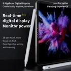 Стилус с цифровым дисплеем и быстрой зарядкой для Apple Pencil 1-го2-го поколения, совместим с iPad 2021-2018, новинка 2021