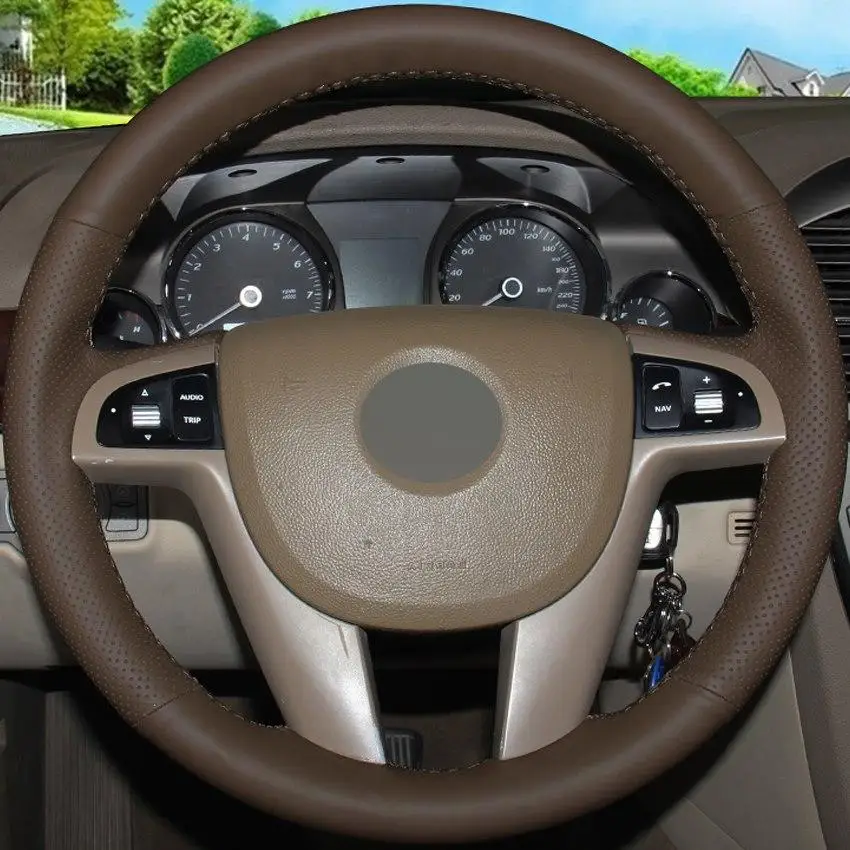 

DIY ручной работы чехол рулевого колеса автомобиля для Buick Парк-авеню