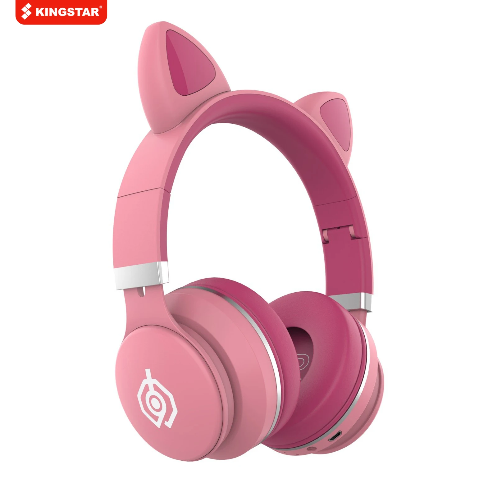 

KINGSTAR Foldable Head-mounted Luminous Cat Ear 5.0 Wireless Ear Wireless Headphones Blutooth Earphone Headset Accessories