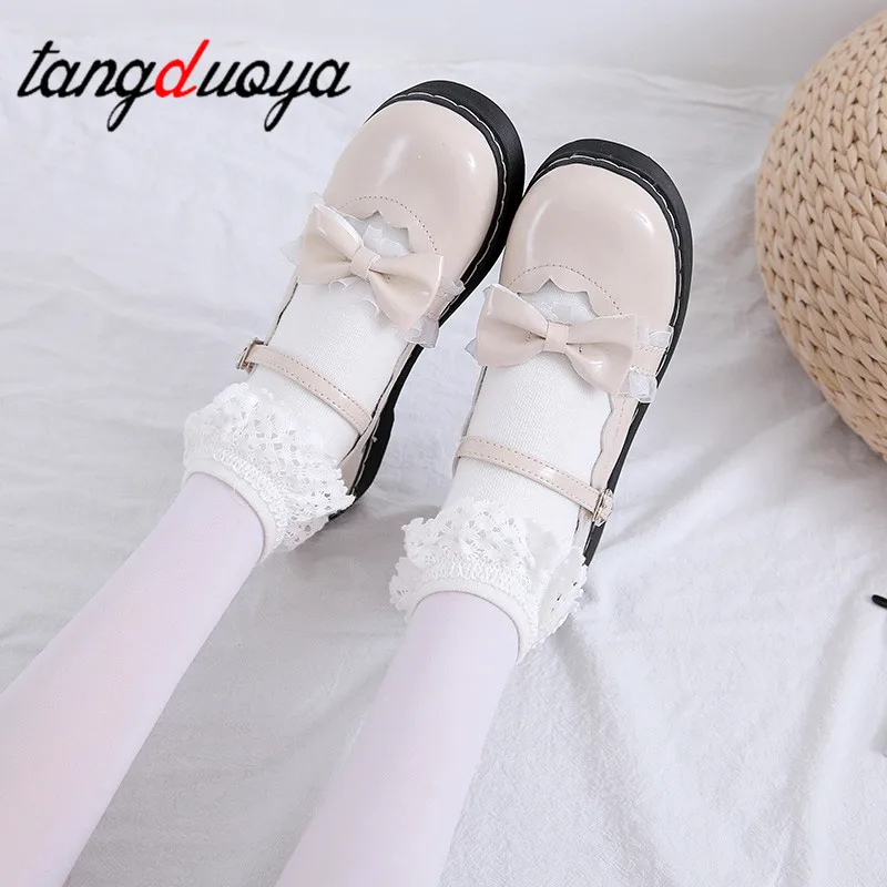 Японская Милая обувь в стиле &quotЛолита&quot милая Харадзюку с толстым дном и