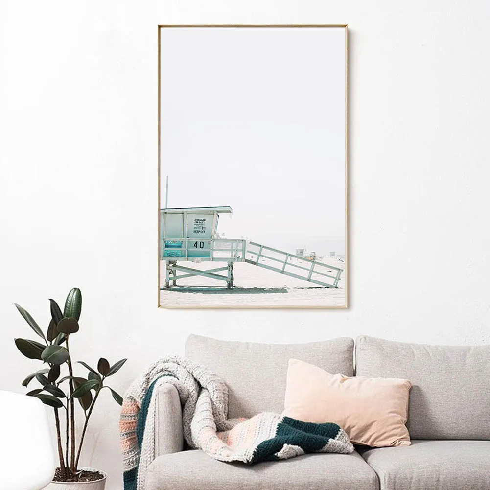 1 шт. пляж Морские волны птица картина стена гостиная спальня обеденный стол фон