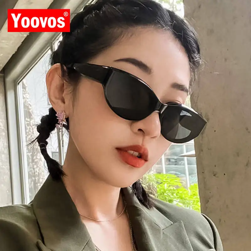 

Солнцезащитные очки Yoovos женские, кошачий глаз, маленькая оправа, солнцезащитные очки для женщин, роскошный бренд, дизайнерские солнцезащит...