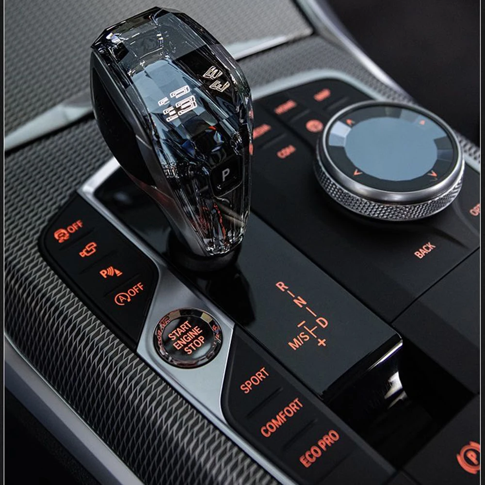 

Mankaleilab Modified Gear Shift Handle Replacement for BMW 1/2 Series 116i 120i 125i 220i F22 F23 F20 F21 Crystal Gear Knob