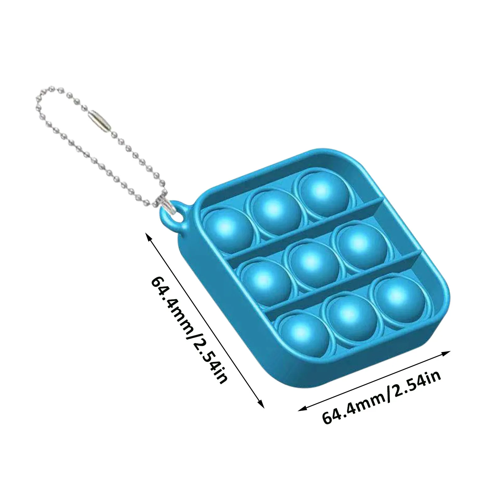 

Children's Math Desktop Educational Decompression Fidget Toys Pop Bubble Sensory Squeeze Keychain Decoration Toy