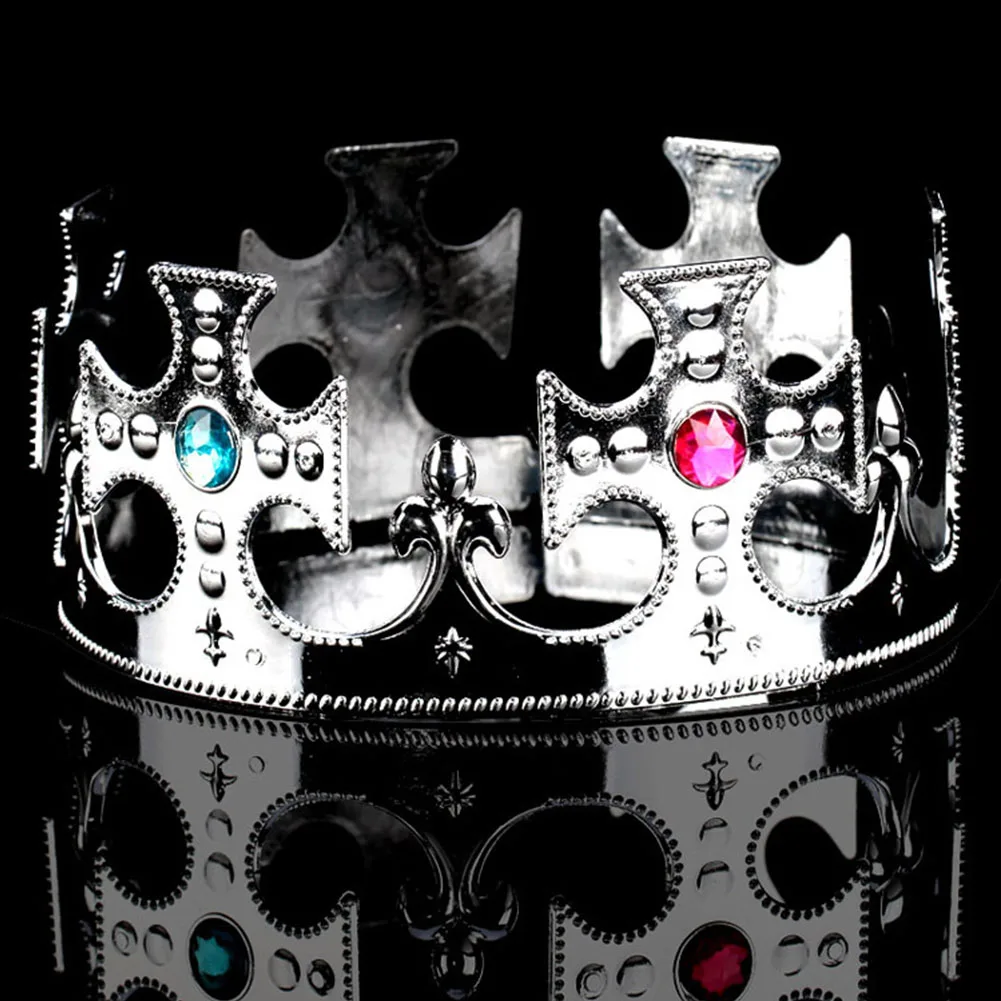 Вечерние украшения для волос на Хэллоуин Королевская корона король королева