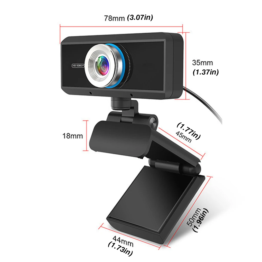 

HD 1080p Webcam Computer Camera with Microphone Laptop USB Webcam Video Calling Camera