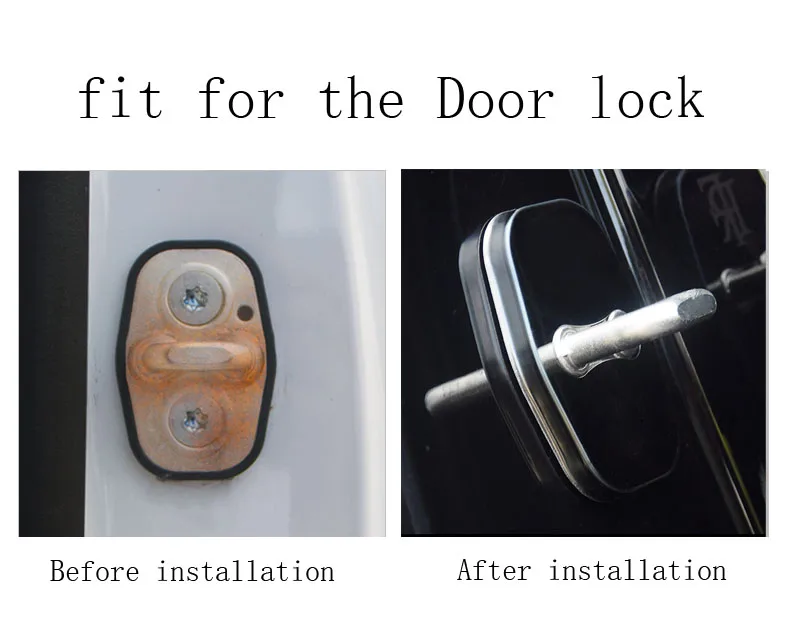4 шт. защитный чехол на автомобильный замок из нержавеющей стали для DS3 DS4 DS5 DS6 DS7