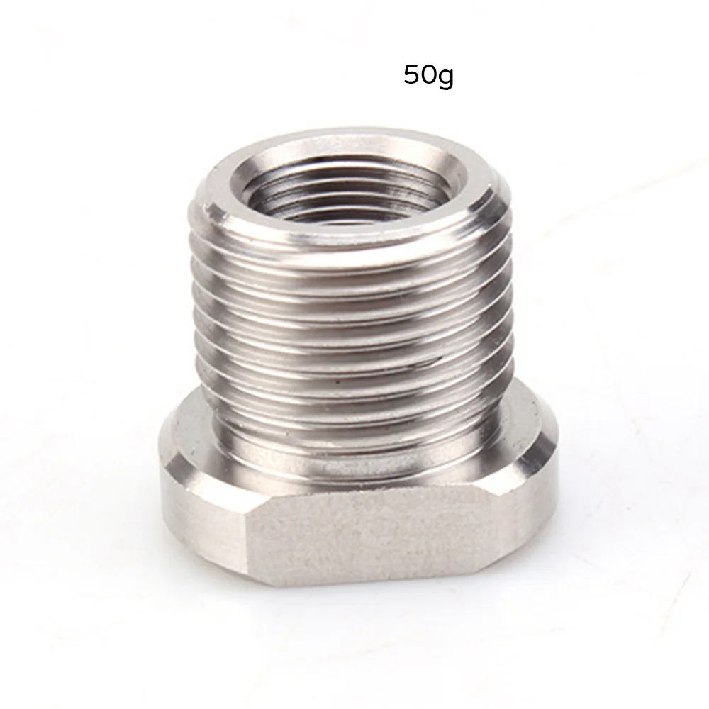 

2 Pieces Durable 1/2-28 to 3/4-16 Threaded Oil Filter Adapter Stainless Steel