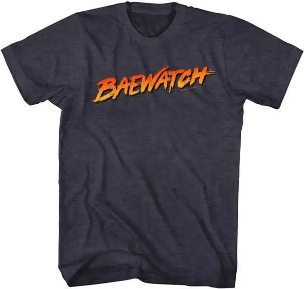 1990 Baywatch ТВ показать Baewatch взрослых Футболка короткий рукав Футболка|Мужские