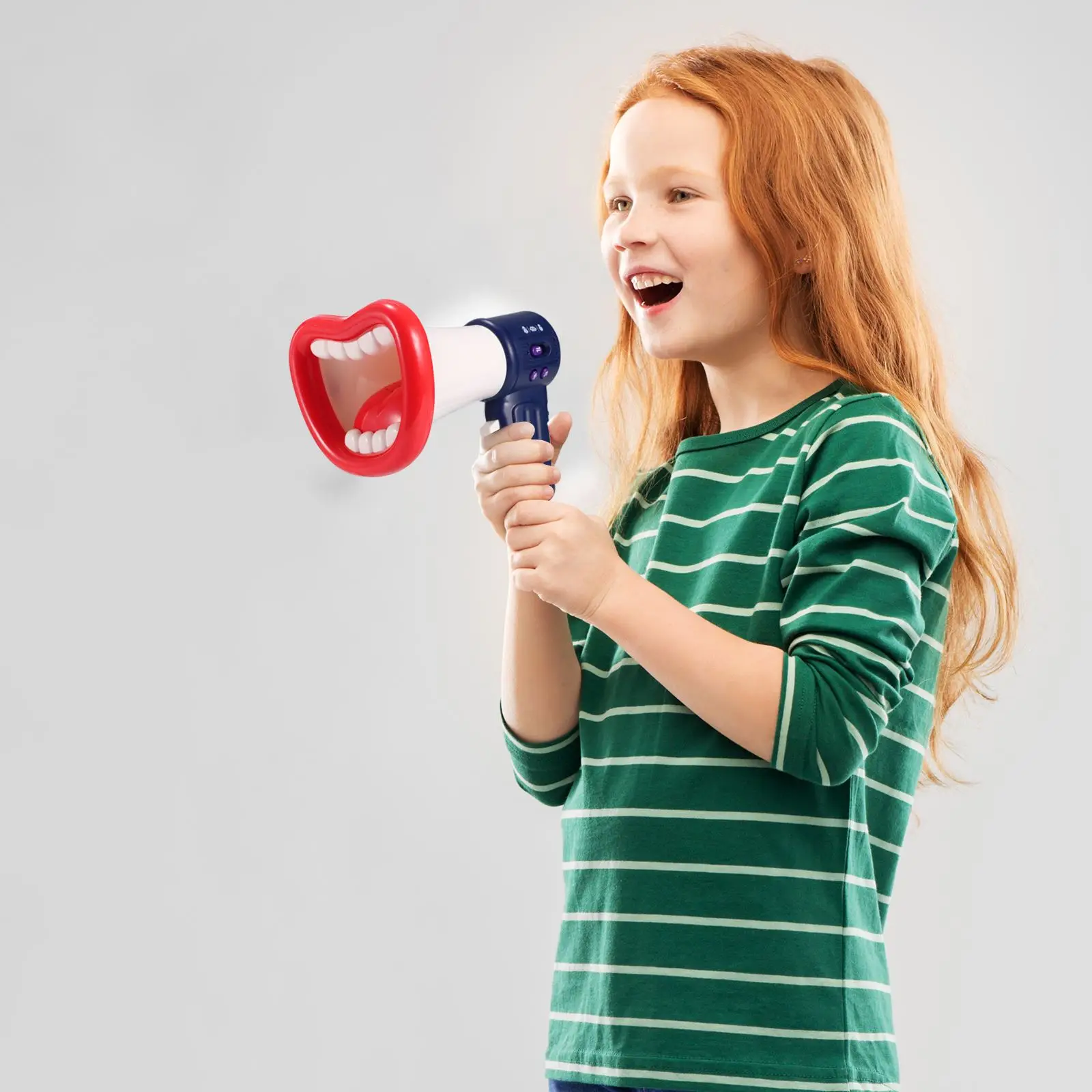 Забавный умный звуковой преобразователь игрушки для изменения голоса динамик