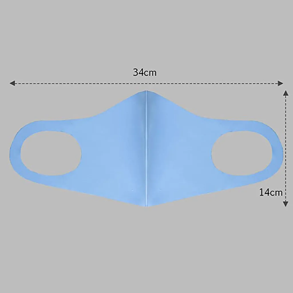 Mascarillas 4 шт. маска для рта из ледяного шелка взрослых улицы моющаяся ветрозащитная