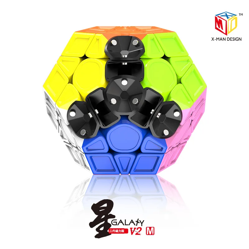 QIYI XMD V2 м спидкуб Megaminx Волшебные кубики цветной Скорость 3x3x3 профессиональный 12