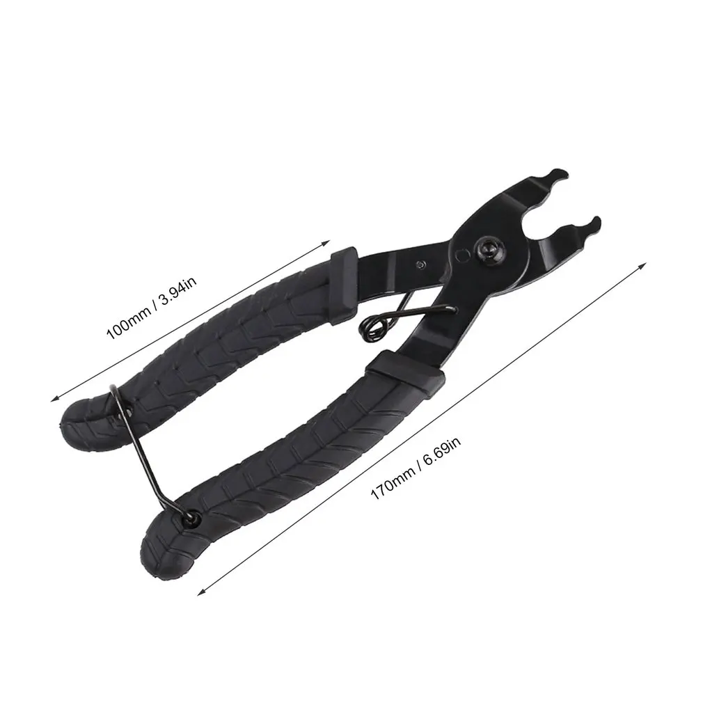

Bicycle Chain Clamp Quick Link Button Mount Rivet Closure Overhaul Removal Install Plier Bike Repair Service Tool