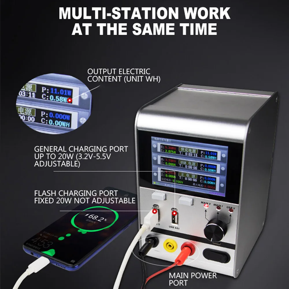 Регулируемый источник питания постоянного тока 30 в 6 А светодиодный цифровой
