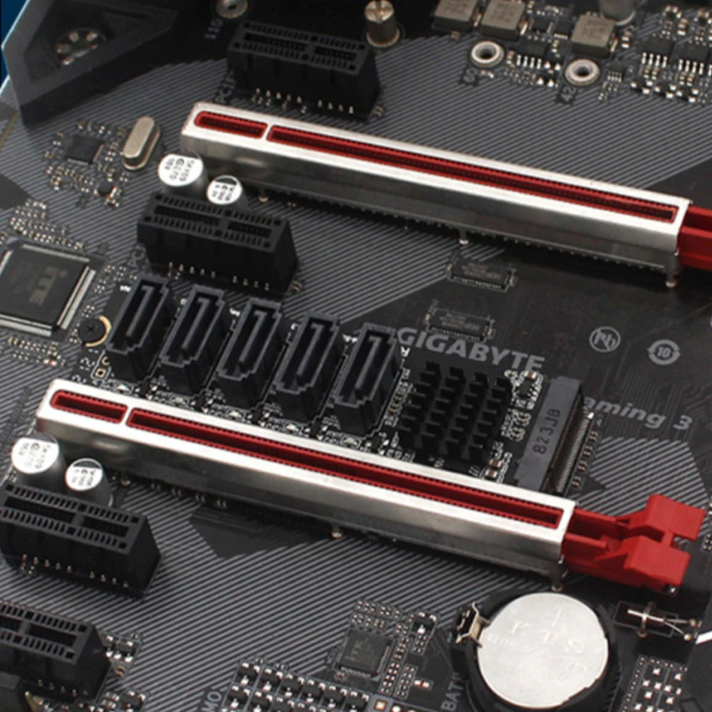 1 шт./2 шт./4 шт. набор микросхем M Key JMB585 для NVME конвертер с кабелем SATAIII M.2 (PCIe 3 0) на 5