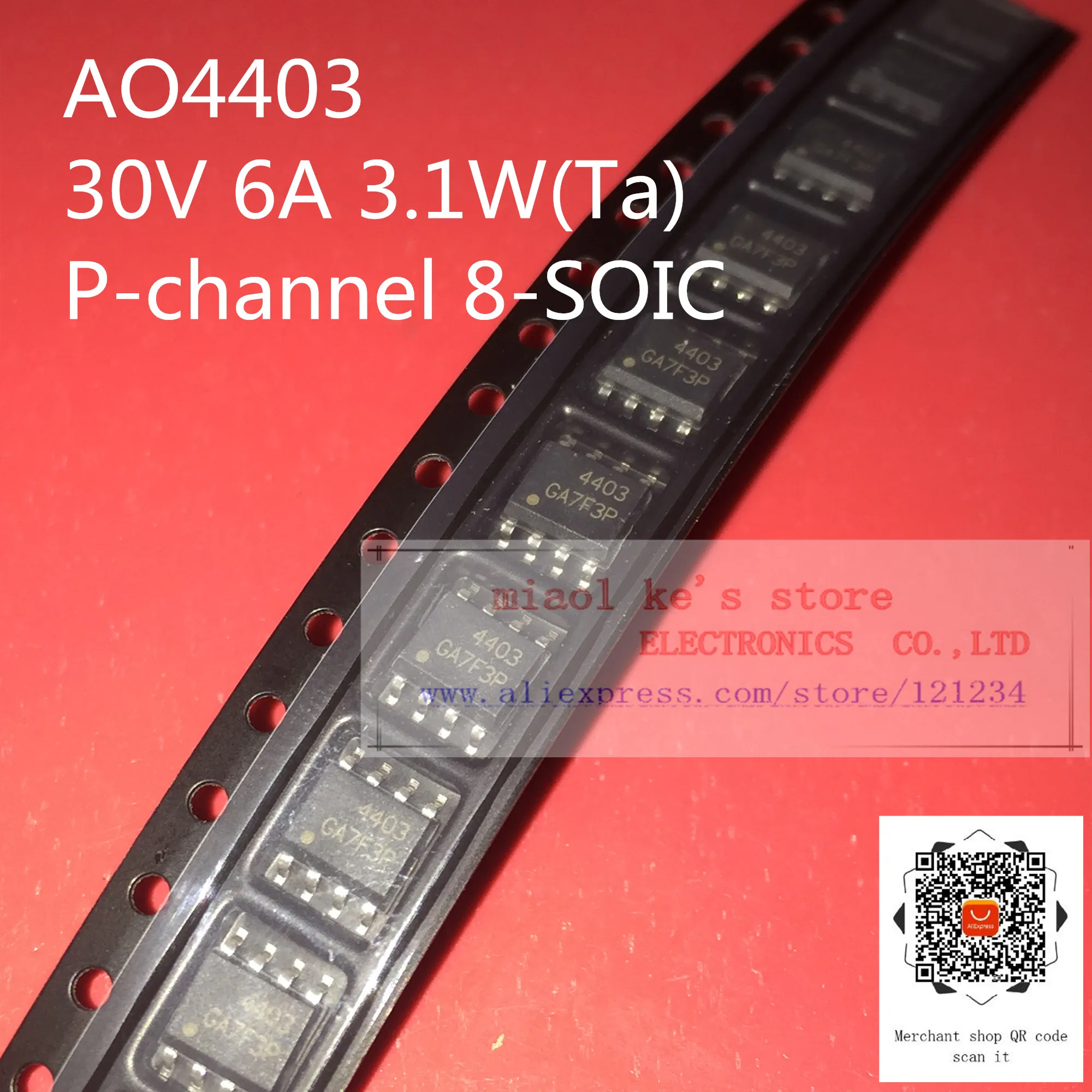 [10 шт.] AO4403 AO4403L AO4404B AO4404BL AO4405 AO4405L AO4406 AO4406A AO4407 AO4407A AO4407L 4403 4404404b 4405 6a 4407A|Диоды| |