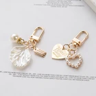 Брелок для наушников, карабин для Airpods Samsung, Роскошный чехол для наушников, блестящий держатель для ключей, очаровательные подарки для пары