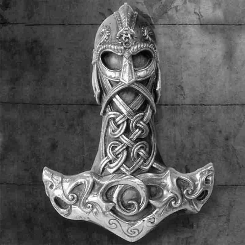 Ожерелье с подвеской викингов в стиле ретро мужская мода скользящая