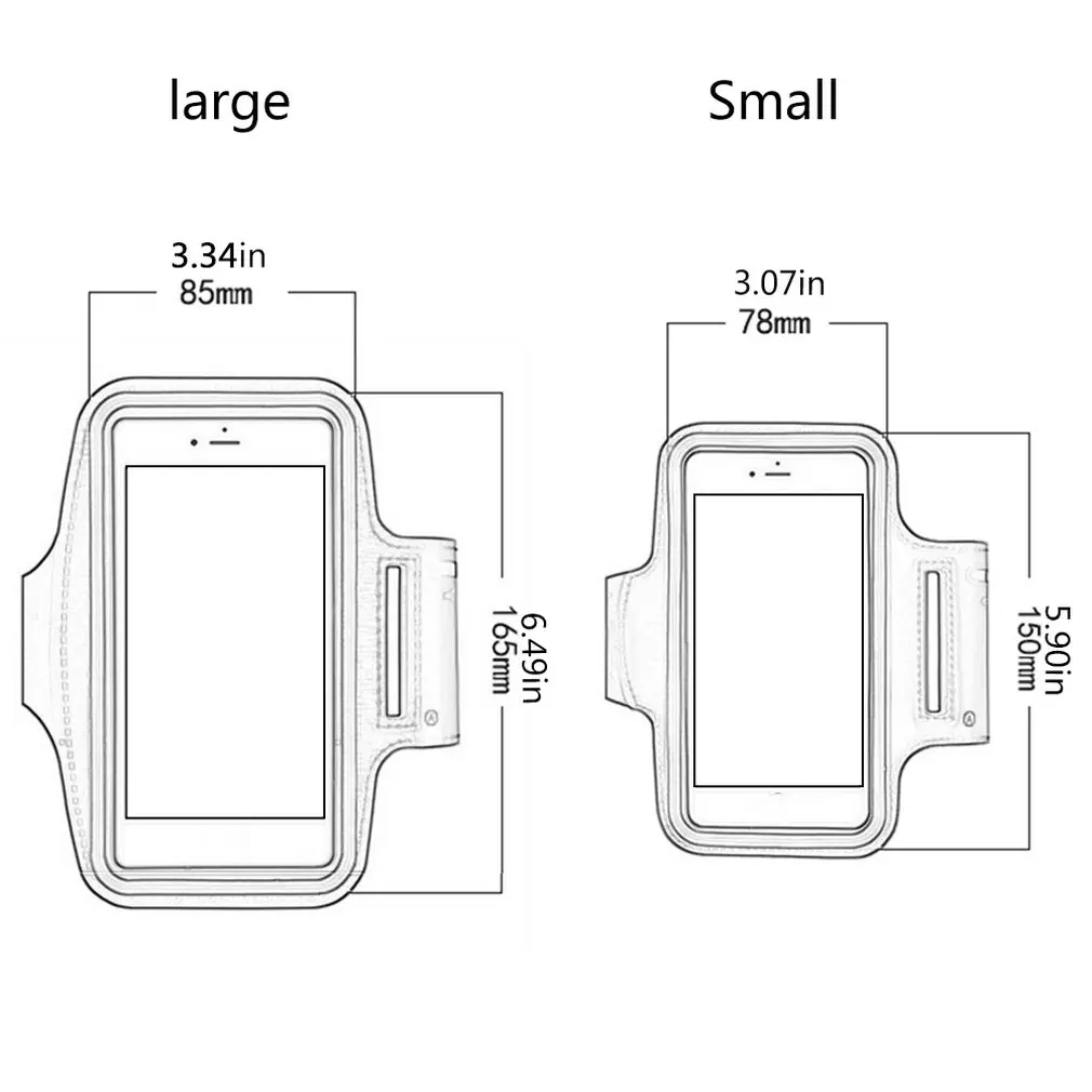 

Sports Outdoor Arm Bag Fitness Sports Mobile Phone Arm With Touch Screen Mobile Phone Arm Bag For 4-6 Inch Mobile Phone