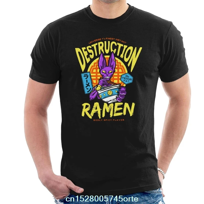 Мужская футболка с принтом camiseta 7th Universes God Of Destruction Beerus Dragon Ball Z 100% хлопок женская