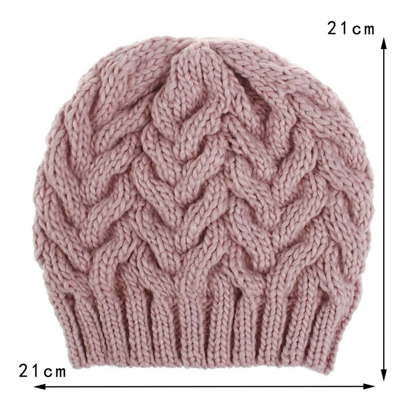 

Warm Winter Autumn knitted Wool Sleeve Women Girls Fashion Cap hat Hair Accessories Women Warm Headwear Turban Headband Ornament