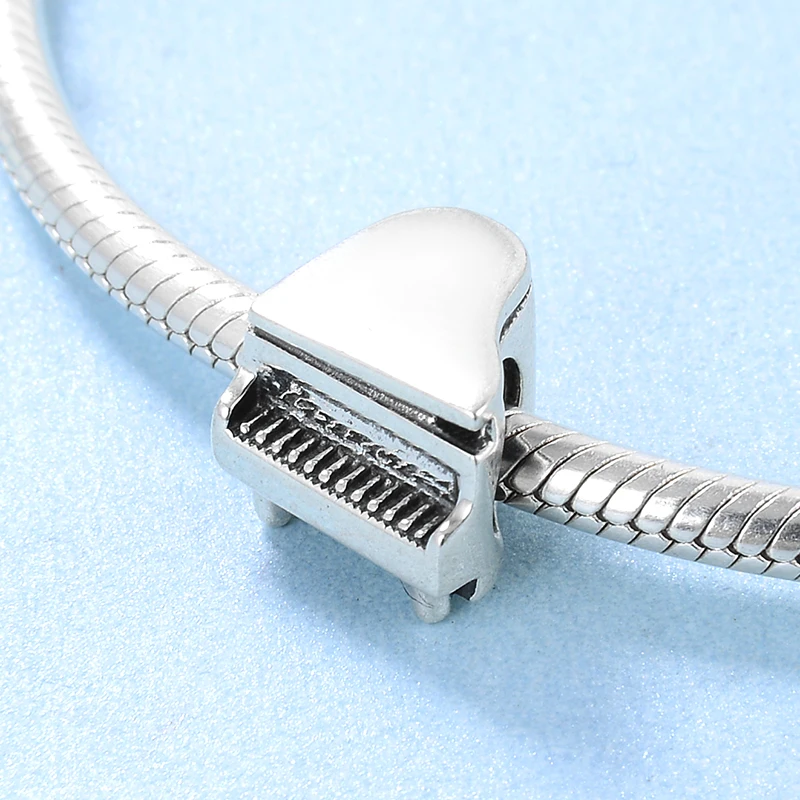 Love music Стерлинговое Серебро 925 пробы модные бусины для фортепиано подходят к