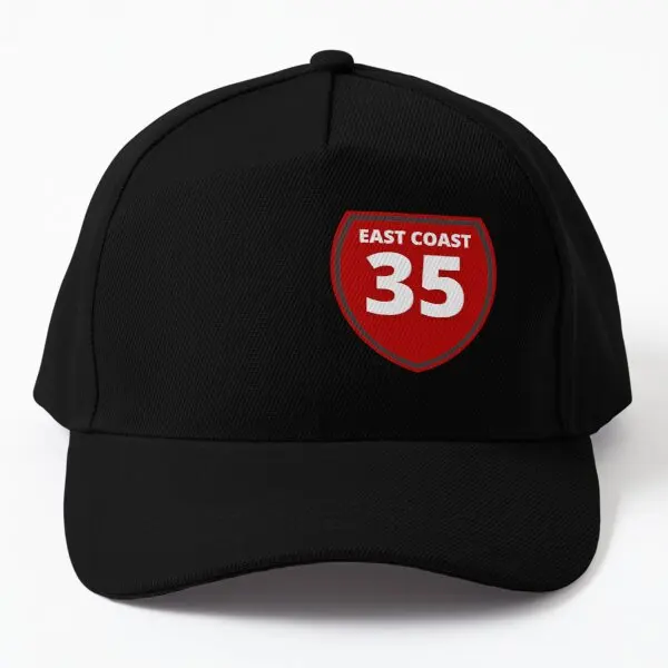 

East Coast State Highway 35 Baseball Cap Hat Hip Hop Bonnet Czapka Fish Printed Boys Black Women Spring Casquette Sport Mens