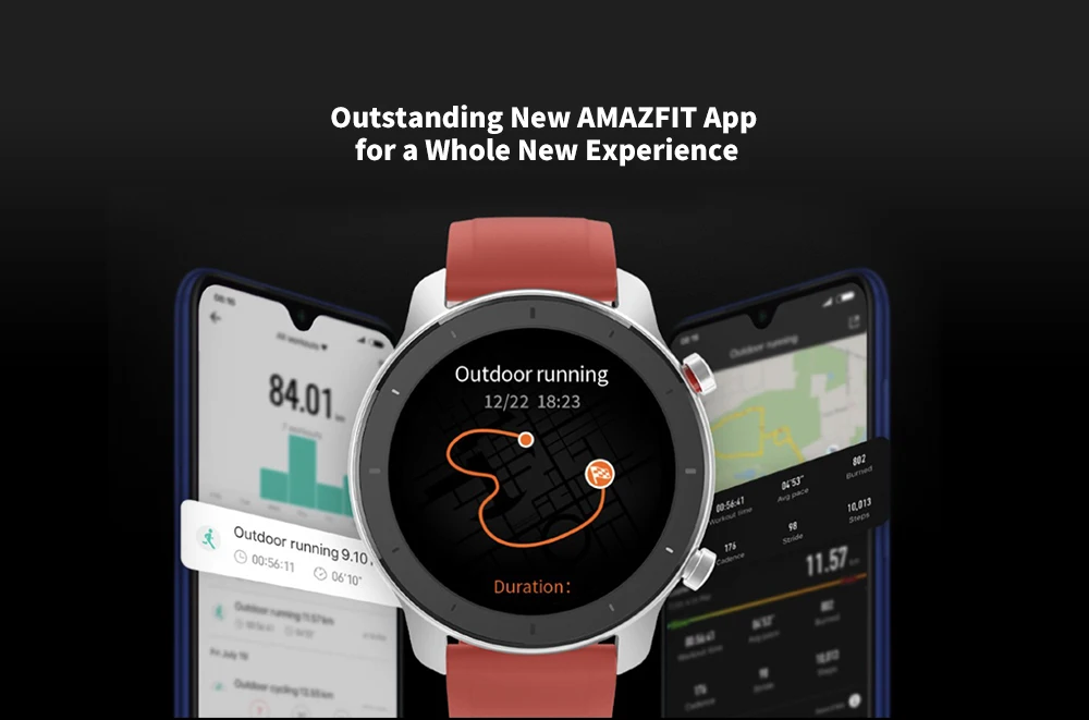Глобальная версия Huami Amazfit GTR 42 мм умные часы водонепроницаемые умные часы 24 дня 42 мм gps и ГЛОНАСС сердечный ритм для Android IOS