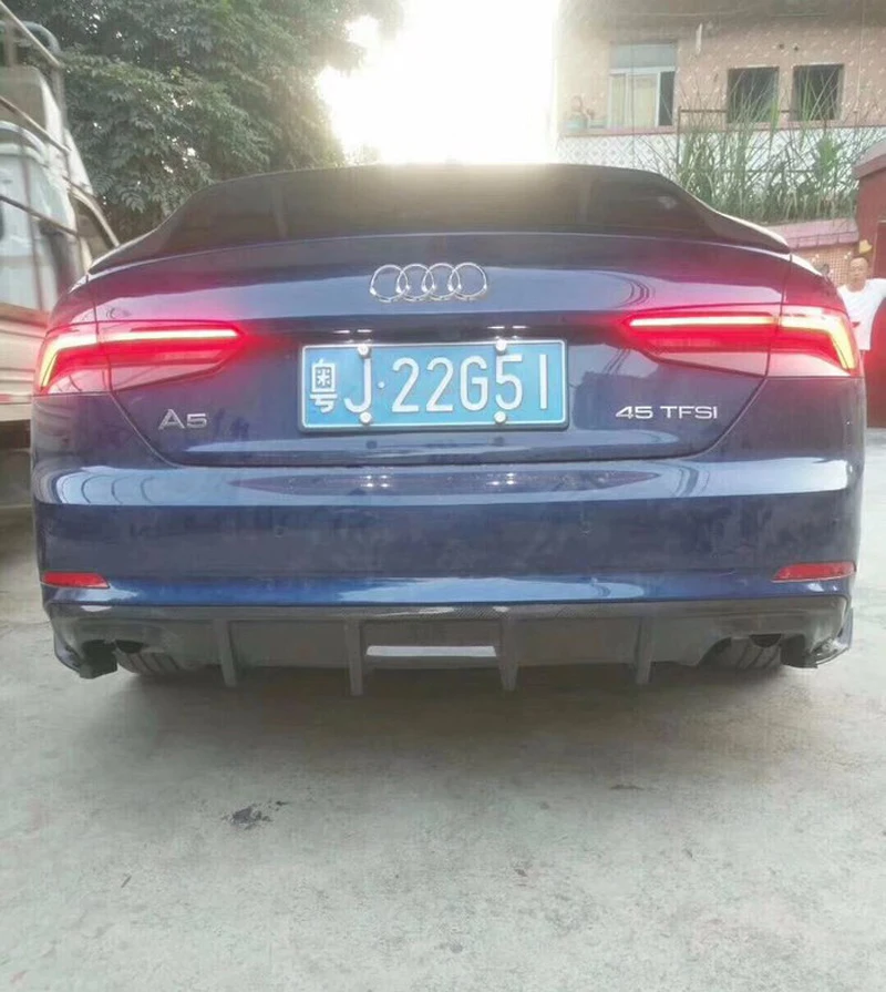 Для Audi A5 S5 2017 2018 4 Door Car GT Style украшение в виде хвостового крыла высококачественный