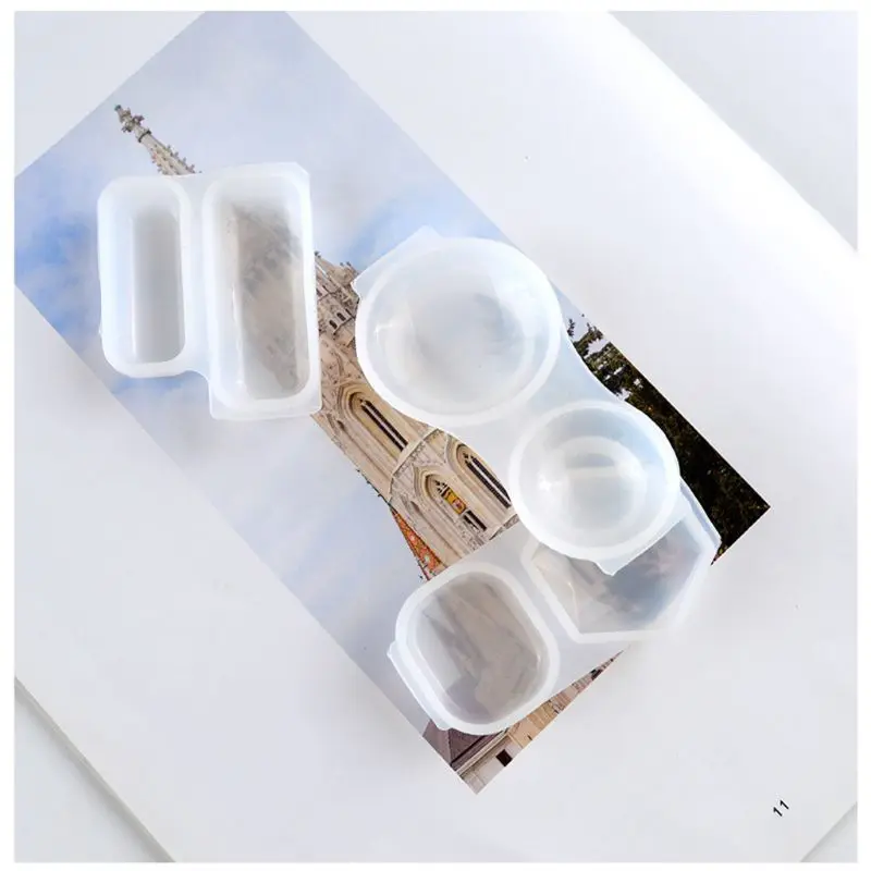 Ограненный оргонит смолы кулон формы кристаллы Камни Orgone силиконовая смола