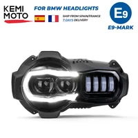 r1200gs led headlight for bmw r1200gsa r 1200 gs adv adventure led headlights lights assembly headlamp fit oil cooler