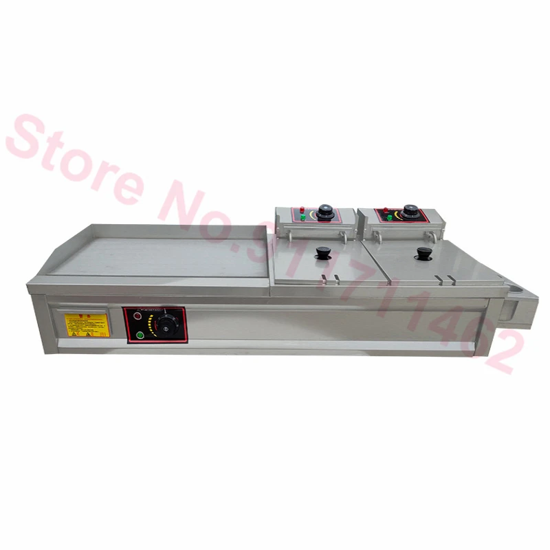 electric griddle frying machine multifunctional teppanyaki grill squid making machine deep fryer free global shipping