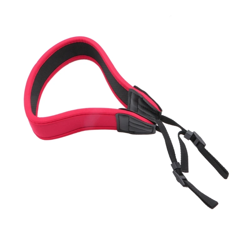 

New High Elastic Belt Neoprene Shoulder Neck Strap for Canon Camera Red