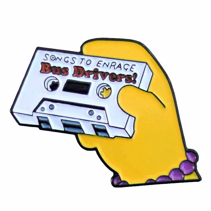 Брошь с эмалью Гомера Барта Лизы значки на лацкан из аниме сериала Собирание