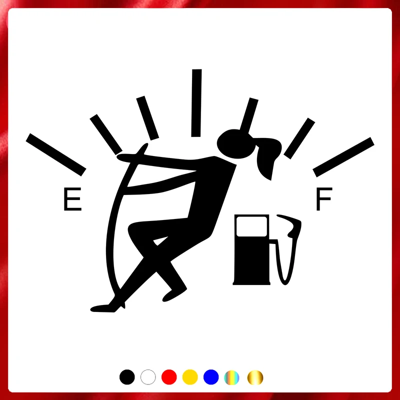 

40318# Die-Cut Vinyl Decal Incomplete Tank Car Sticker Waterproof Auto Decors on Car Body Bumper Rear Window